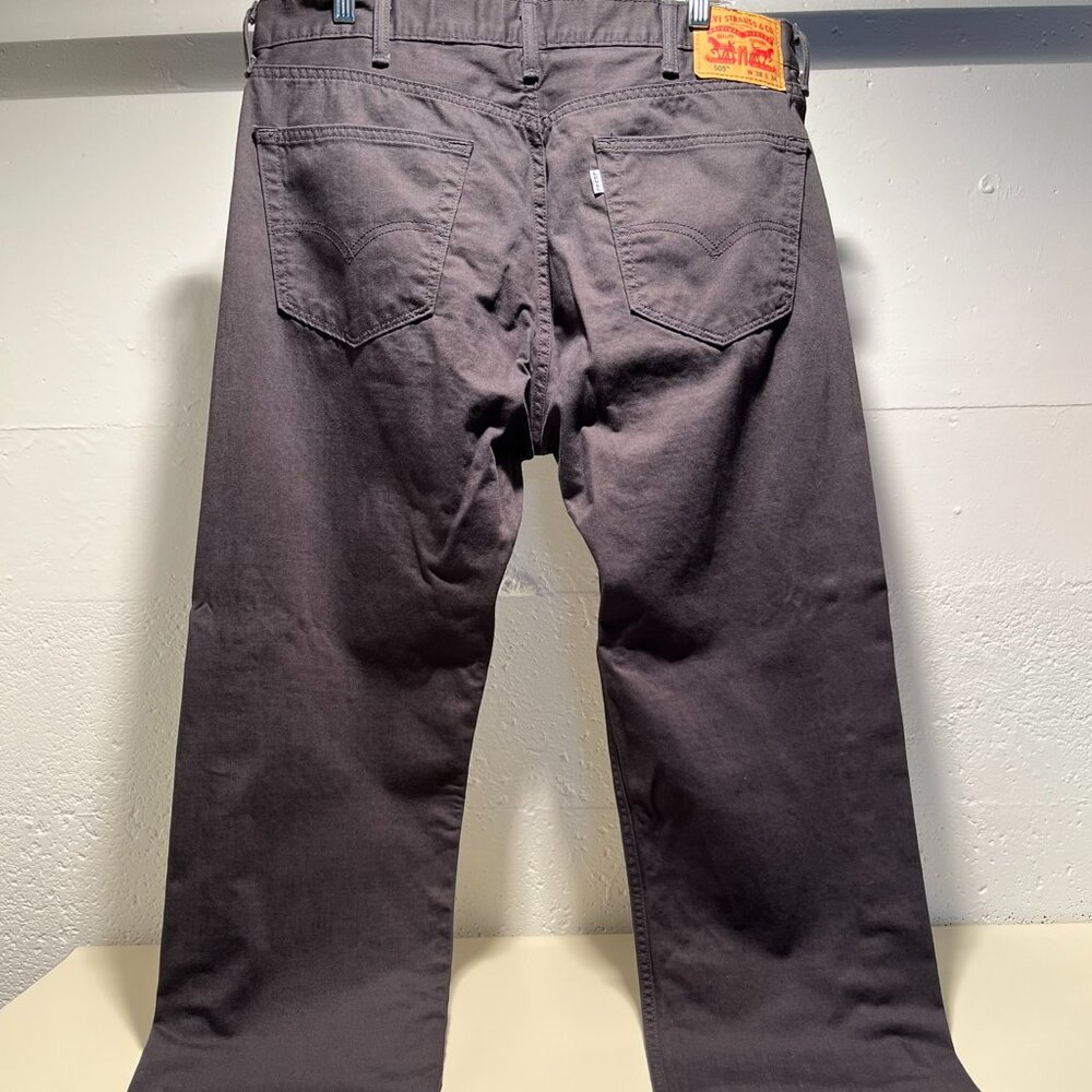 Levi's Men's 505 Regular Fit Jeans - Picture 4 of 7